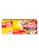 Zipper Food Storage Plastic Bags 50 Count 27.4cmx26.5cm yellow