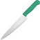 Master 8 Inch Stainless Steel Professional Chef Knife with Green Handle
