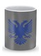 Premium Albanian Eagle Designer Mug Grey/Blue