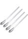 Stainless steel -4 mini spoons -16cm