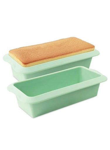 Pack Silicone Bread Loaf Pans - Nonstick Silicone Baking Mold for Homemade Bread, Brownies and Cakes