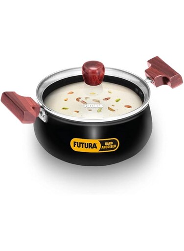 Hawkins Futura HA Cook N Serve Handi W/Glass lid 2 Ltr