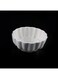 Porceletta Porcelain Baking Cake Mold, 9.7 cm x 9.7 cm x 5 cm Size, Ivory