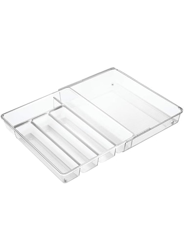 iDesign Linus Expandable Cutlery Organizer
