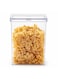 Airtight Food Storage Canister 2400ML Clear Plastic Container with Locking Lid BPA-Free Kitchen Organizer for Dry Food Pasta Rice Snacks Pantry Storage Box Large Capacity