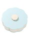 Flower-Petal Candy Storage Box Blue 10.8 x 2.8inch