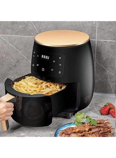 Generic Air Fryer Black 6L Multifunctional Digital Touch Air Fryer,Air Fryer Black (2400, Watts)