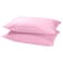Cotton Pillowcase 2-Pack, Pink, 50x80 cm