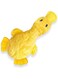 Rayyan Squeaky Cute Yellow Duck Dog Toy, No Stuffing Crinkle Dog Toy, Soft Plush Chew Toy for Small, Medium &amp; Large Breed Pet, Durable Indoor Puppy &amp; Senior Pups Toy,Interactive Dog Toy for Boredom