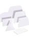 Teenitor Cake Scraper Cake Smoother, 7 Pcs Dough Scraper Bowl Scraper Cutters Cake Icing Scraper Smoother Tool Set for Bread Dough Cake Fondant Icing