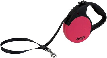 Alcott Doggo everyday retractable leash 5m, M, pink