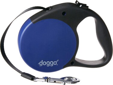 Alcott Doggo everyday retractable leash 5m, L, blue