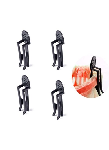Pack Garbage Bin Clips,Garbage Basket Clip Fixed Waste Trash Can Bag Clamp Clip Rubbish Clip Holder for Home,Kitchen,Office