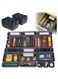 32 PCS Drawer Organizer, Separators Drawer Divider Trays for Kitchen Cutlery, Makeup, Office, Jewelries, Pens(Black)
