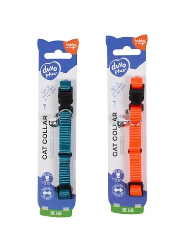duvoplus Duvo+ Cat Collar Uni 3 Nylon 20-30cm / 10mm Mixed Colors (1 Piece)