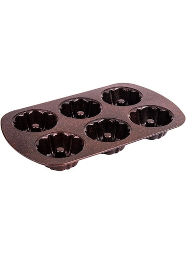 Ls Muffin Pan 26Cm X 41Cm X 4Cm Brown