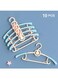 Adjustable baby hanger Baby Nursery Closet Hangers Extendable Laundry Infant Pant Hanger for Girl Boy Toddler Kids Child(Bule)