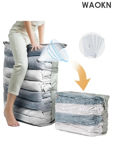 4PCS Vacuum Storage Bags , Extra Large Compression Sealer Bags , Space Saver Bags for Comforters Blankets Bedding's Clothes Quilts Duvets ,Quilt storage bag &iuml;&frac14;&OElig; compression bag ,Suitable for living room, bedroom , (80*100*32cm) .