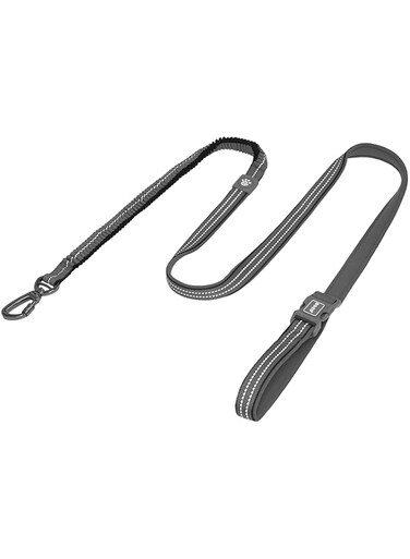 Doco Dcv2072M Vario Easy Snap Bungee Reflective Leash, Medium, Grey