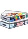Pack Under Bed Storage Containers Bins, Humid-Proof Plastic Underbed Storage Bins, Clothes Storage and Organization Bags, Under the Bed Blanket Storage with Handles for Clothes, Bedroom
