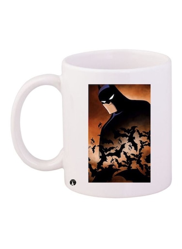 Batman Printed Coffee Mug White/Black/Brown