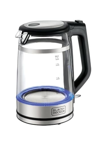 Black &amp; Decker Glass Kettle Double Wall 1.7L 2200W - GK220-B5, by