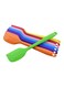 7-Piece Silicone Mixing Batter Spatula Multicolour 21x4cm