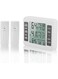 Ciglow Digital Refrigerater Therometer, Wireless Digital Audible Alarm Fridge Freezer Thermometer with 2PCS Sensor Min/Max Display.