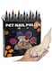 Dog Nail Polish Pen Set, 12 Colors Pet Nail Polish Set to DIY Beautiful Dog Nails Ideas, Ideal Gifts for Dogs Pets Polish Pens Quick Dry, Dog Safe Nail Polish Non Toxic, Odorless, Easy to Apply