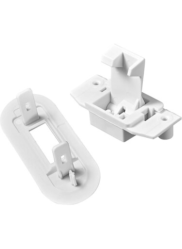 Azonee Wh02x24399 Washing Machine Lid Lock Strike Pin and Wh01x24381, Washing Machine Lid Lock Bezel for Ge and Hotpoint Top Load Washing Machine Lid Lock Switch Replacement 4455158