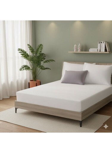 Home Waterproof Mattress Protector &acirc;&euro;&ldquo; Super King 200&Atilde;&mdash;200&acirc;&euro;&macr;cm   Spill &amp; Dust Resistant   Pack of 1