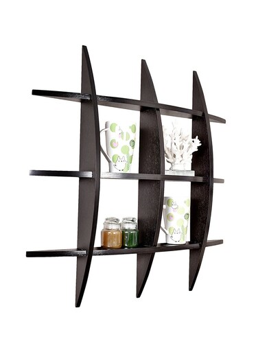 HOME Lexington Globe Shelf, PVC Walnut