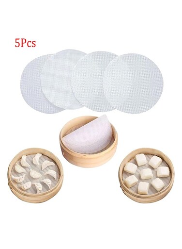 Silicone Steamer Liners,Reusable Round Steamer Meshs, Non Stick Food Fruit Dehydrator Mats,Steamer Mat Mesh Sheet for Buns Pastry Dim Sum Cooking,Fruit Dryer (10 inch/25cm)