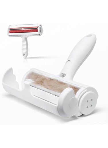 AEMPET Pet Hair Remover Roller, Reusable Animal Hair Removal Brush for Dogs and Cats, Self Clean Pet Fur from Carpet, Furniture, Rugs, Laundry, Clothes and Bedding, Sofa