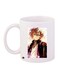 Anime Boy Printed Coffee Mug White/Purple/Brown 11ounce