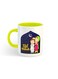 Mubarak Printed Mug White/Yellow