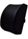 Premium Quality Memory Foam Lumbar Support Back cushion With 3D Mesh Cover Balanced Firmness Designed for Lower Back Pain Relief- Ideal Back Pillow for Computer/Office Chair, Car Seat, Recliner-Black