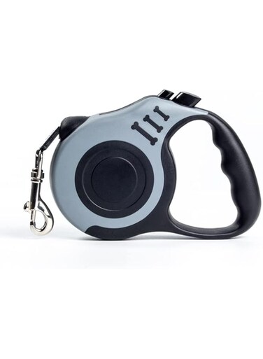 Aputue Retractable Dog Leash, 5m Dog Leash 360&deg; Tangle-Free with Anti-Slip Handle, One-Handed Brake, Pause and Lock, for Small Medium Large Dogs