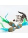 FDTY 3Pcs Mice Compressed Pure &amp; Potent Catnip and Ribbon Cat Toys