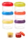 Plastic Mini Storage Containers with Lids, Food Storage Containers, Small Frozen Food Storage Containers, Reusable and Stackable Mini Containers, Snack and Condiment Containers
