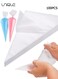 100 Pcs Disposable 9 Inch Piping Bags - Plastic Pastry Bags - Anti Burst And Non-Slip Thicken Cake Decorating Bags - for Cookie/Cake Decorating Supplies (Transparent)