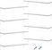 Blulu 8 Pieces Acrylic Floating Shelf - Invisible Wall Mounted Display Organizer for Home and Office