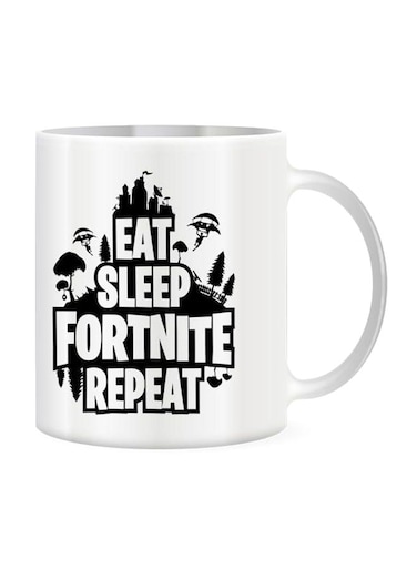 Fortnite Design Ceramic Coffe Mug White/Black