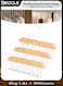 3pcs Multi Hook Coat Racks 360 Degree Space Saving Hangers with 8 Hooks Multifunctional Non-Slip Storage Hangers for Ties, Scarves, Socks