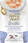 Purina Fancy Feast Lickable Creamy Broths Cat Wet Food Complement Wild Salmon and Whitefish 40g - Pack of 24
