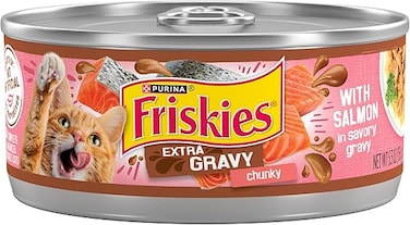 Purina Friskies Savory Shreds Cat Wet Food Chicken &amp; Salmon 5.5oz - Pack of 24