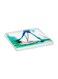 Sailing Printed Limbra Natural Stone Coaster White/Blue/Green 10x10cm