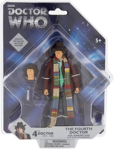 Doctor Who Classic Series Action Figures - Fourth Doctor In Red Velvet Jacket