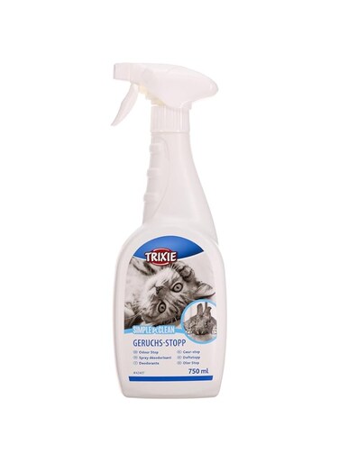 Trixie Simple'n'Clean Odour Stop for Cats &amp; Small Pets - BLUE/750ML
