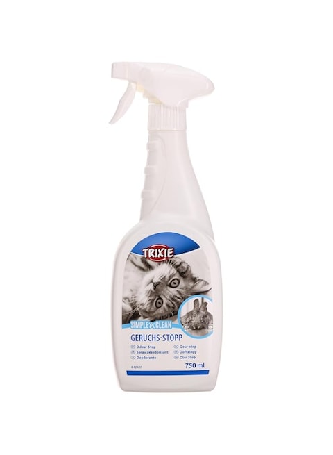 Trixie Simple&#39;n&#39;Clean Odour Stop for Cats &amp; Small Pets - BLUE/750ML